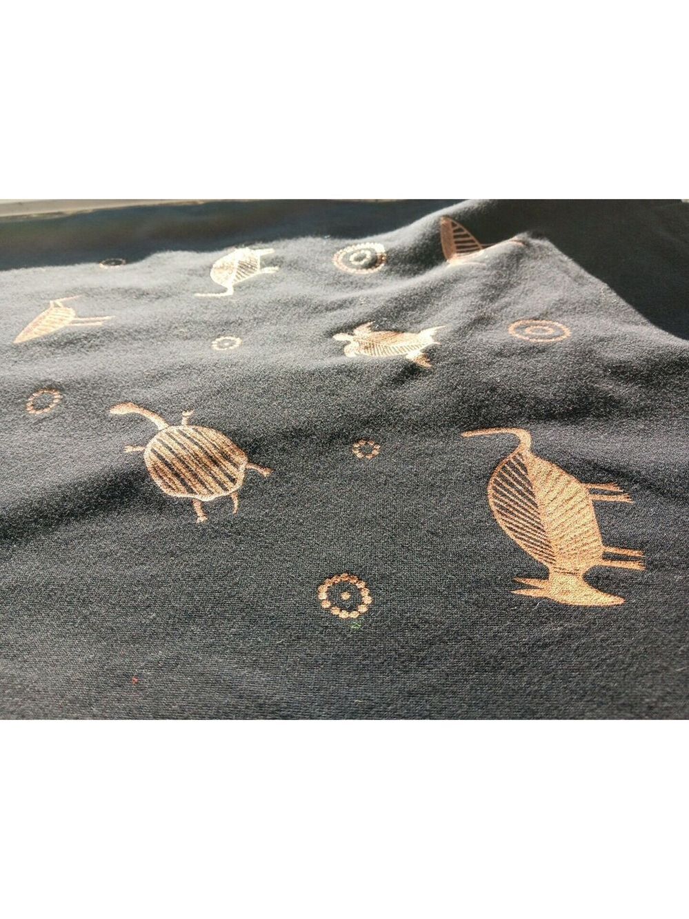 BFOFO Designs Dress Size S Black Short Sleeve Cotton Hieroglyphics Womens Canada - Picture 10 of 14